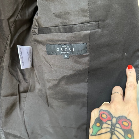 Brown Gucci Blazer Uniform Size IT 40 - Picture 5 of 10